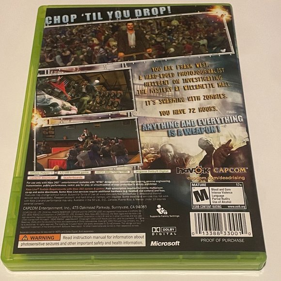 Dead Rising Xbox 360 Complete in Box - Picture 2 of 3